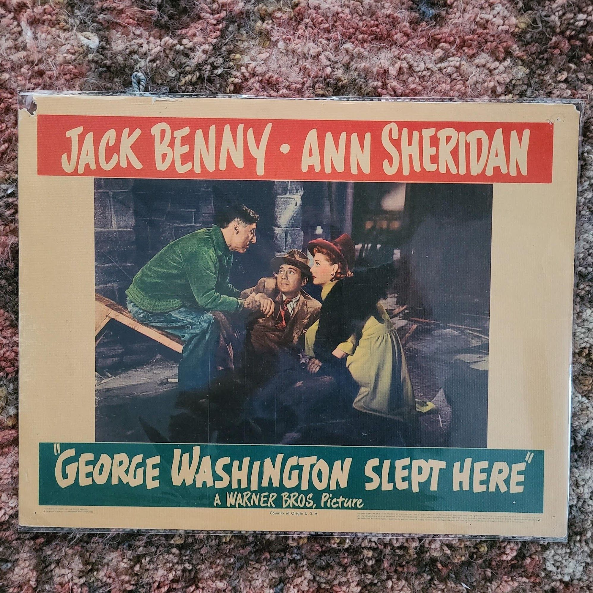 George Washington Slept Here 1942 General Lobby Cards