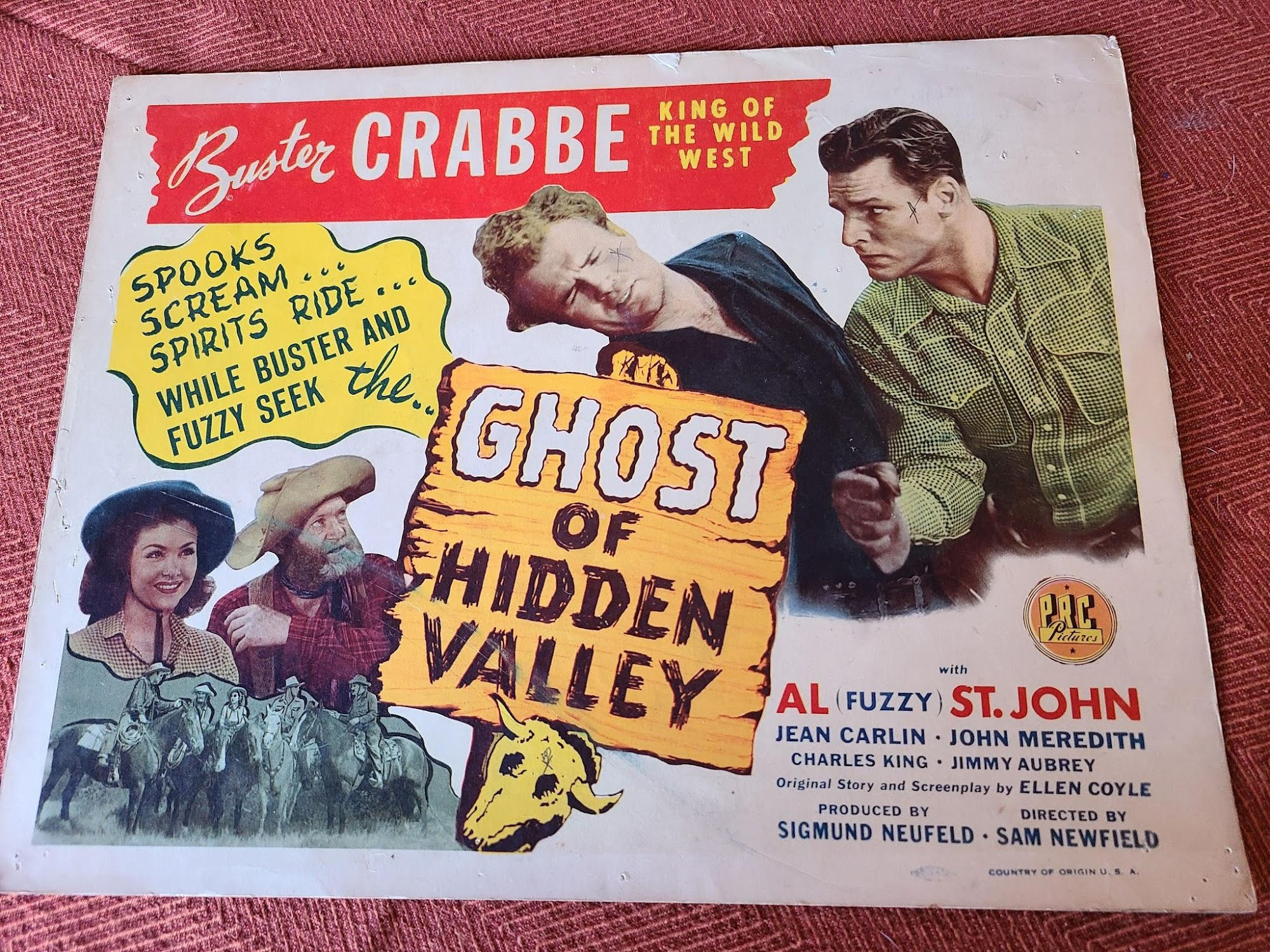 Ghost Of Hidden Valley 1946 Western Lobby Cards