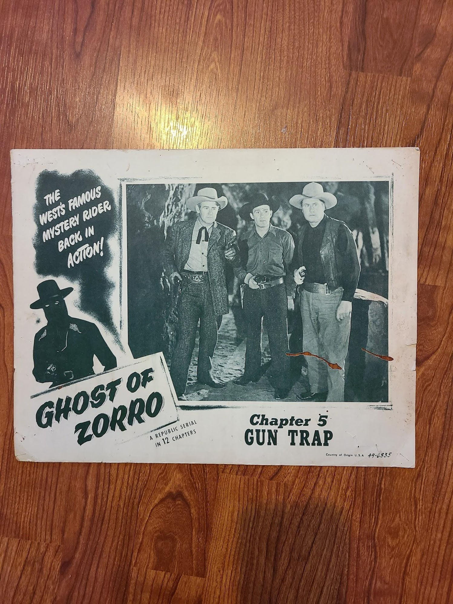 Ghost Of Zorro 1949 Serial Lobby Cards