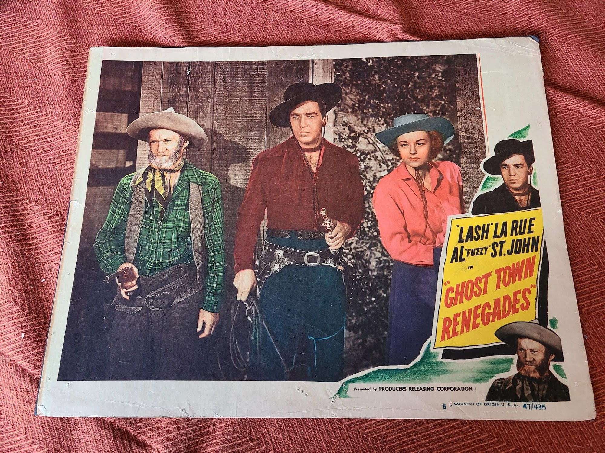 Ghost Town Renegades 1947 Western Lobby Cards