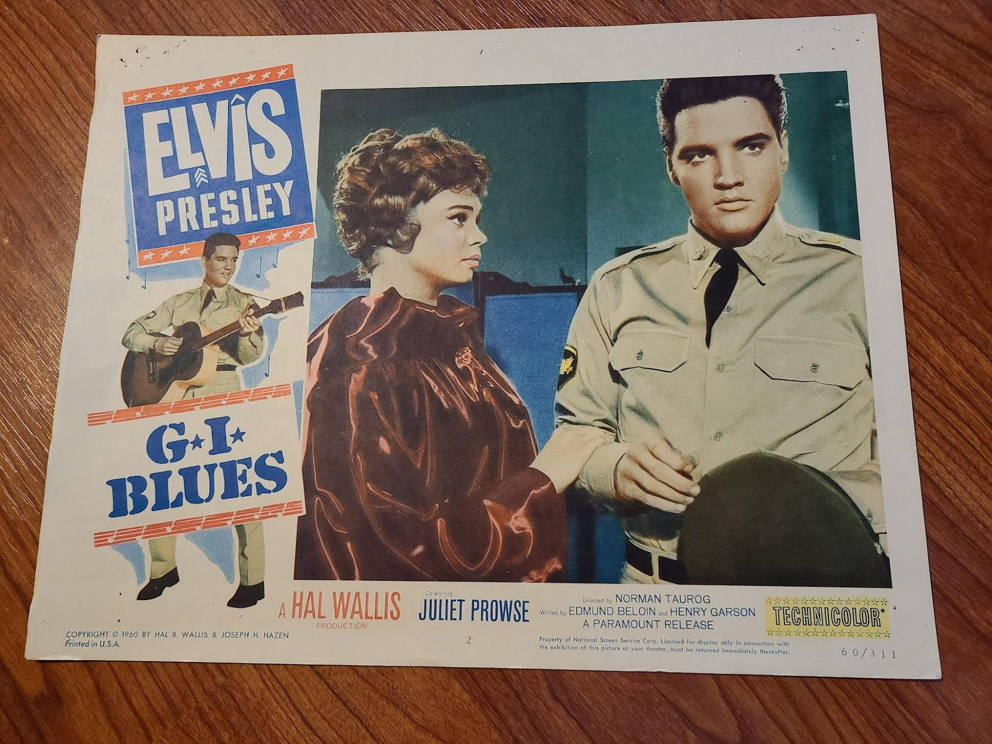 G.I Blues 1960 General Lobby Cards