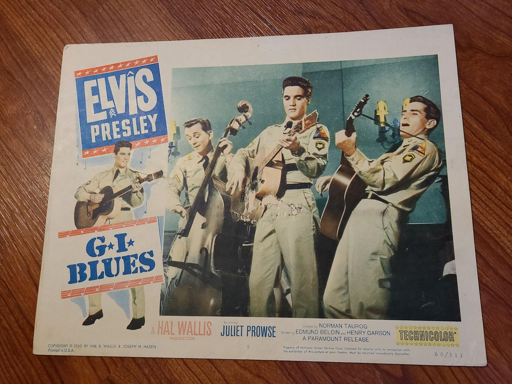 G.I Blues 1961 General Lobby Cards