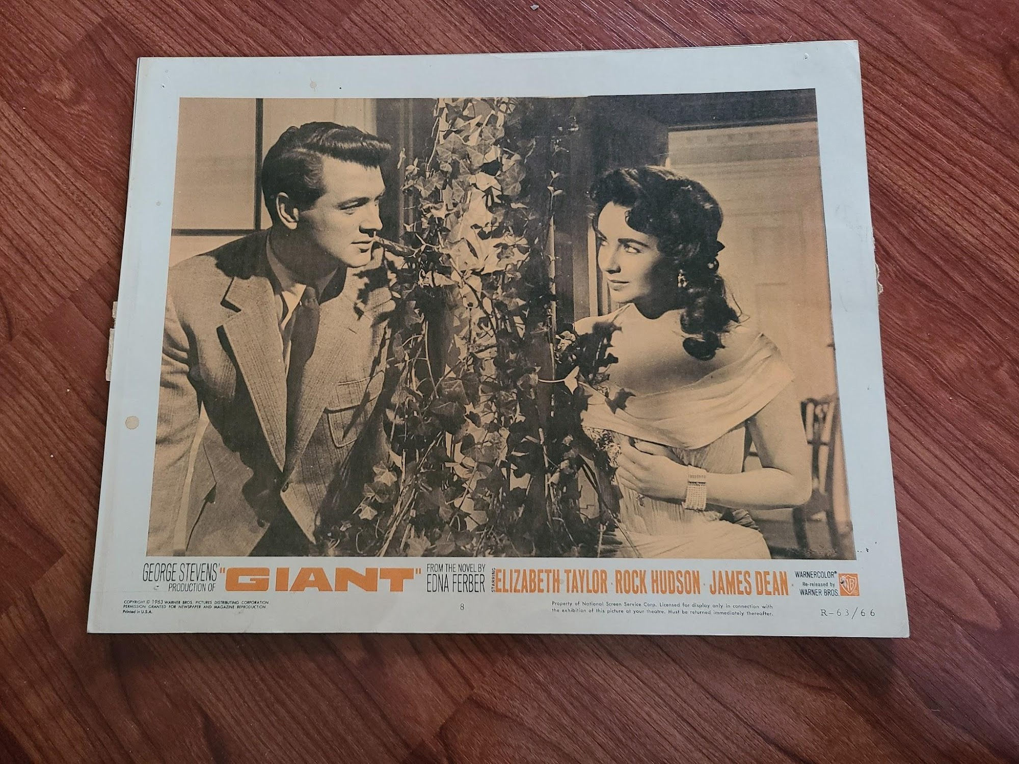Giant 1956 General Lobby Cards
