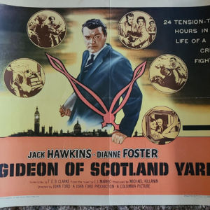 Gideon Of Scotland Yard 1959 Half Sheets