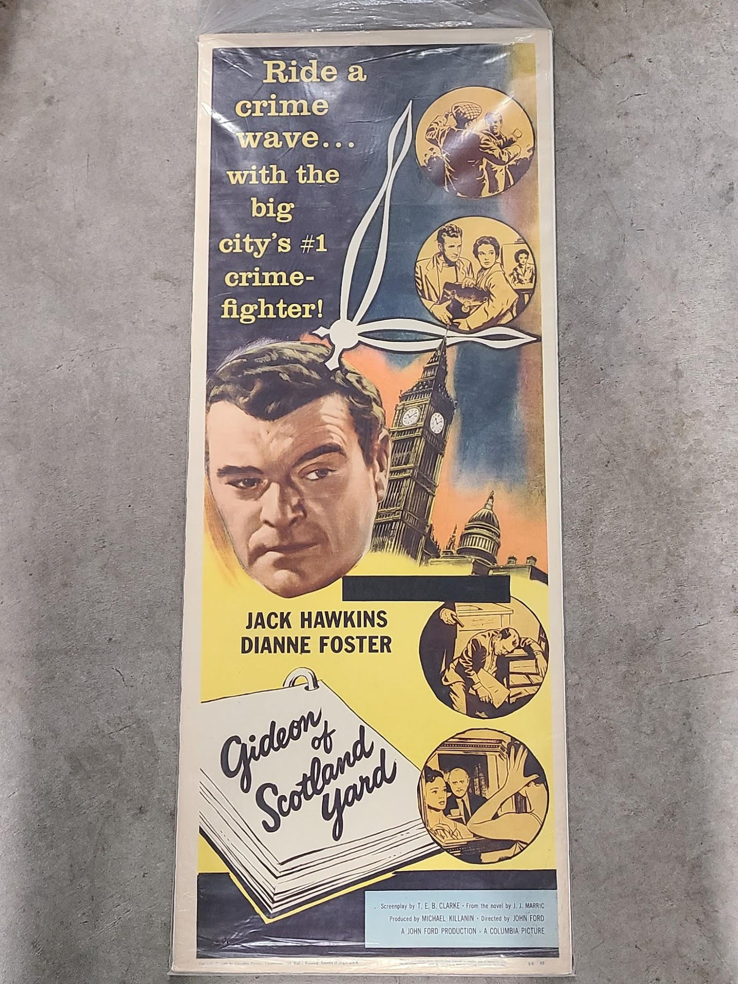 Gideon Of Scotland Yard 1959 Inserts