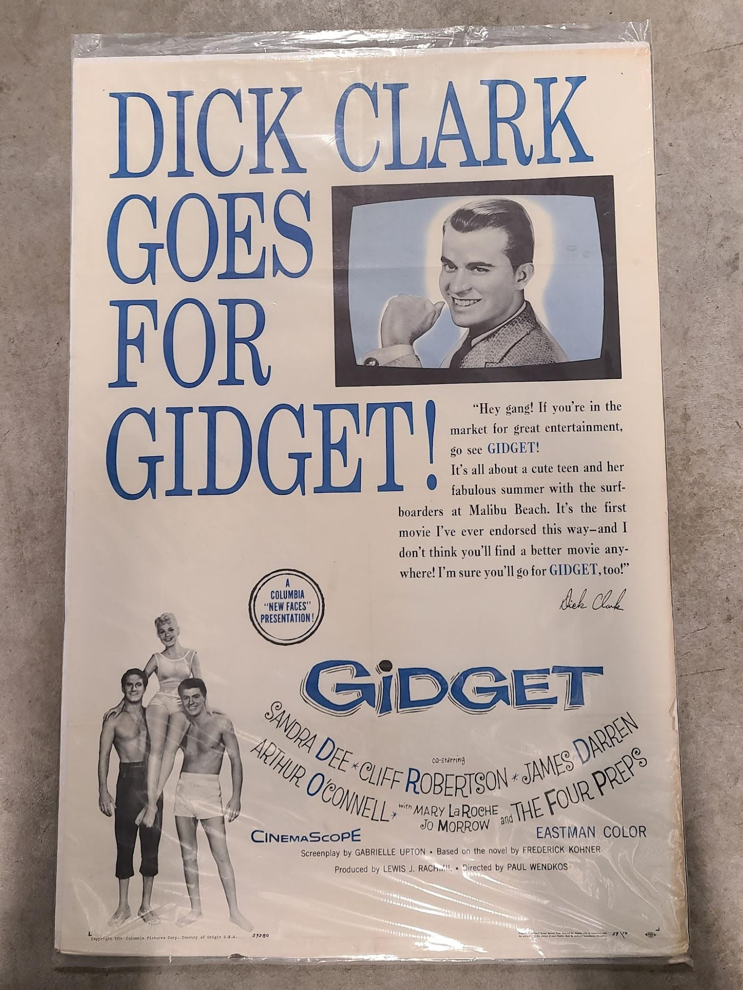 Gidget 1959 1 Sheets/US