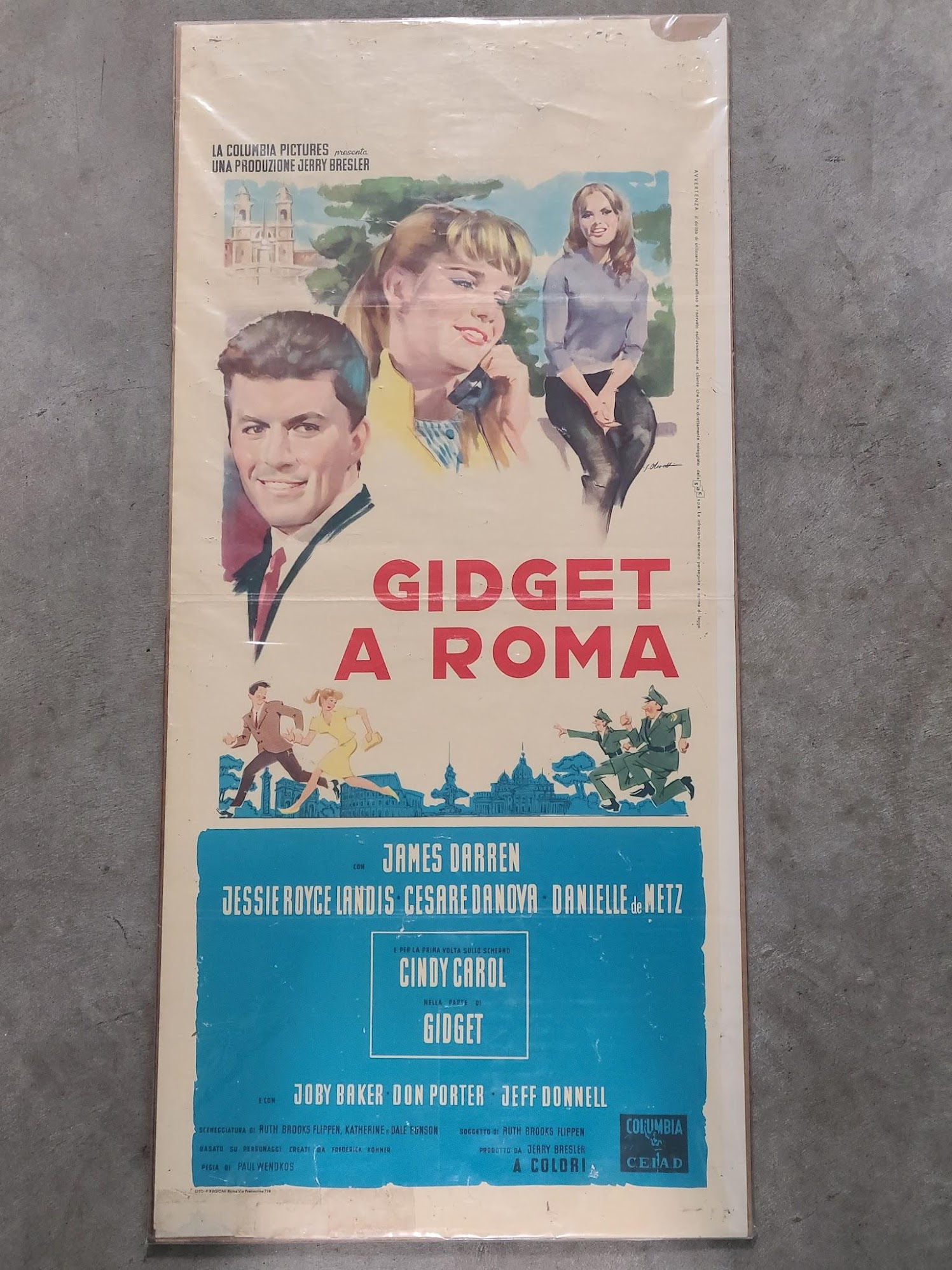 Gidget Goes To Rome 1963 Locodina
