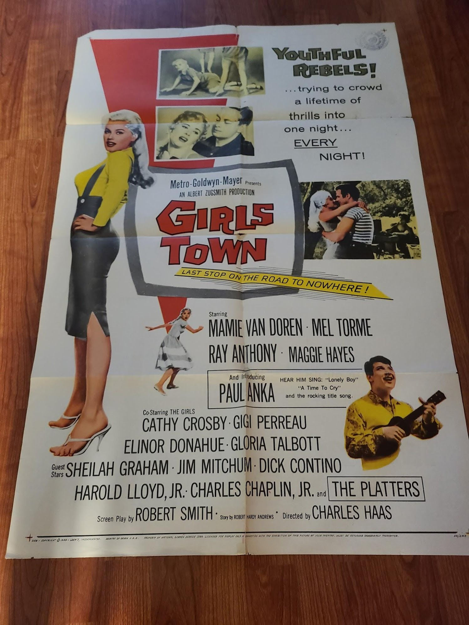 Girls' Town 1959 1 Sheets/US