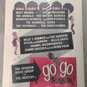 Go Go Mania 1965 UK/US 30x40