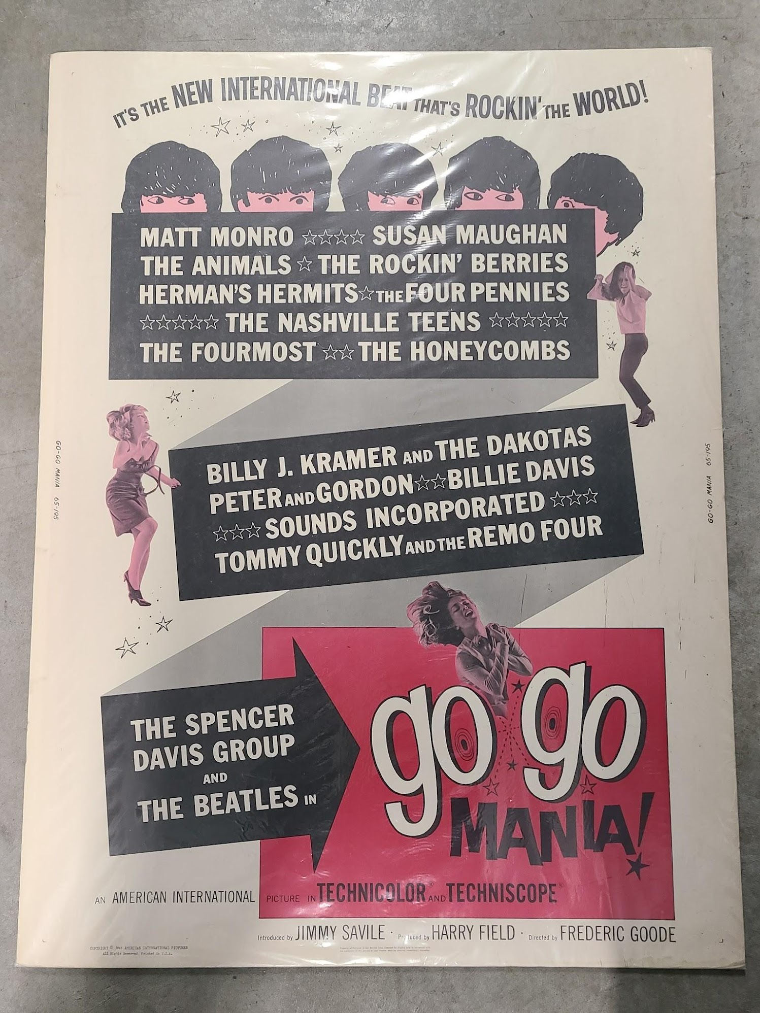 Go Go Mania 1965 UK/US 30x40