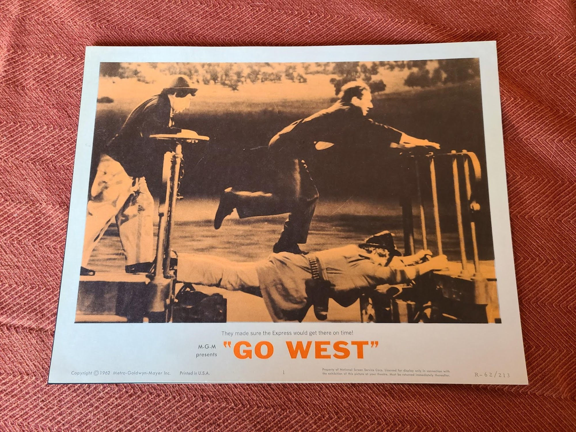 Go West 1940 General Lobby Cards