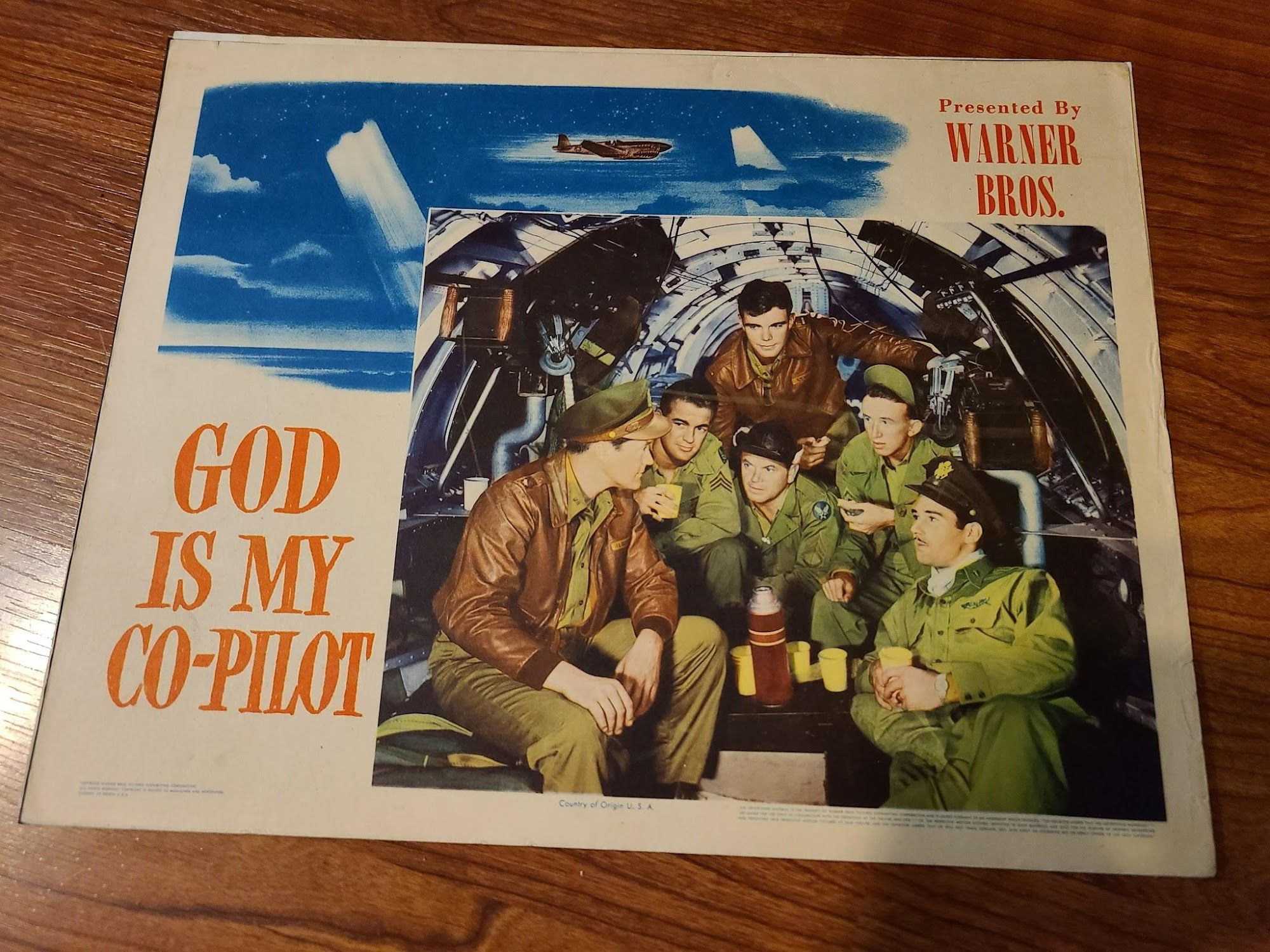 God Is My Co-Pilot 1945 Military/Aviation Lobby Cards