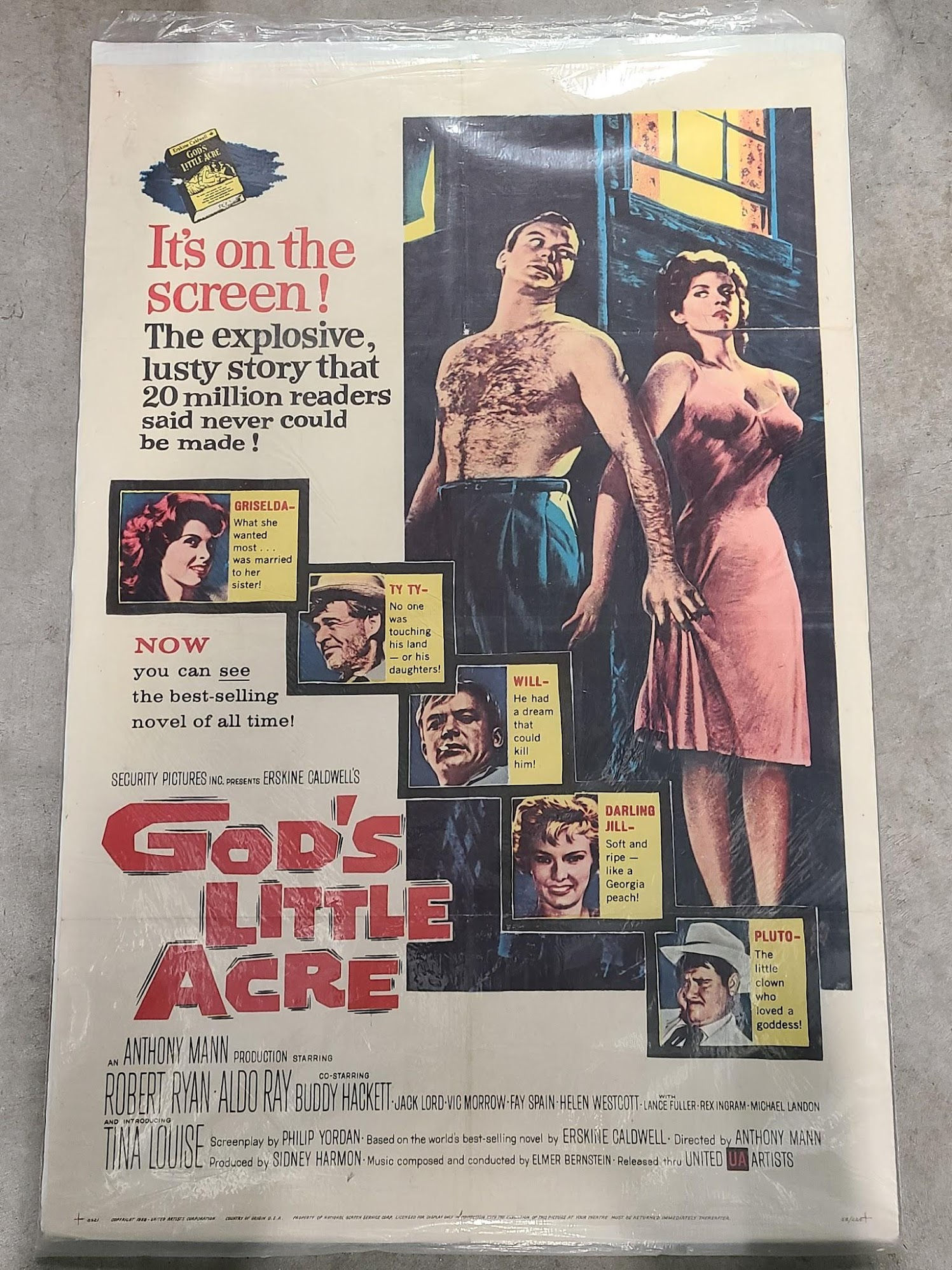 God's Little Acre 1958 1 Sheets/US