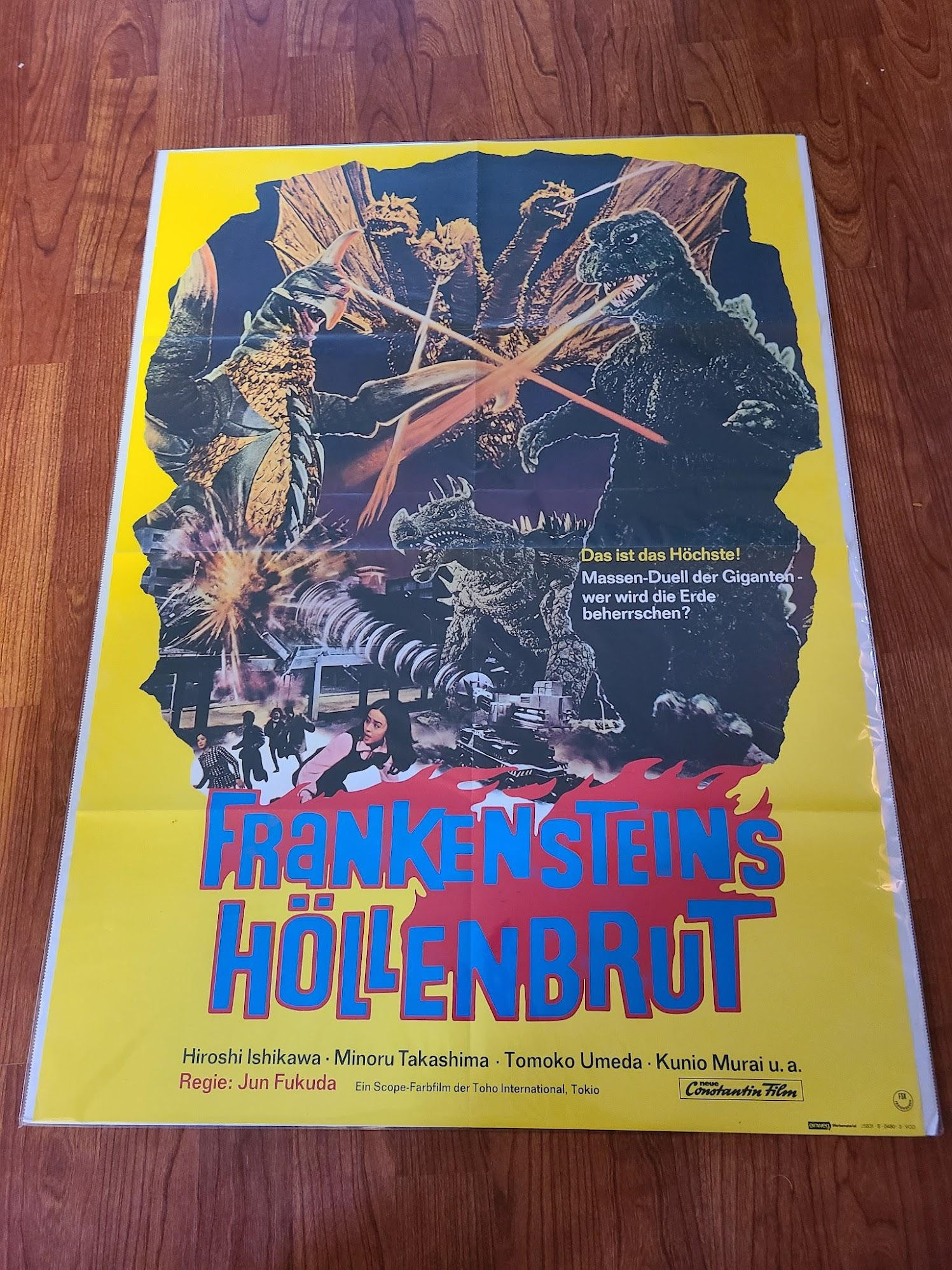 Godzilla On Monster Island 1972 German