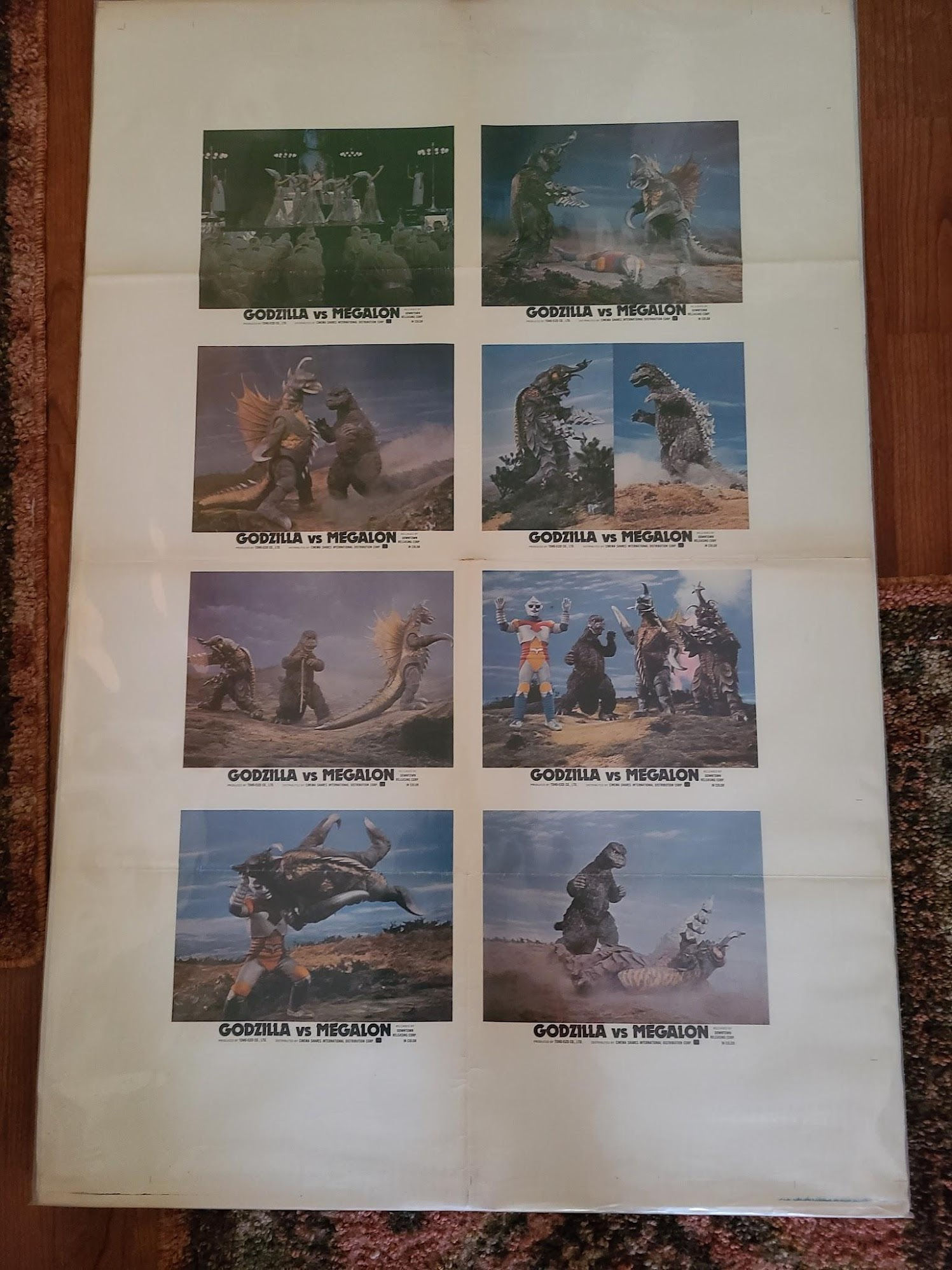 Godzilla Vs. Megalon 1973 1 Sheets/US