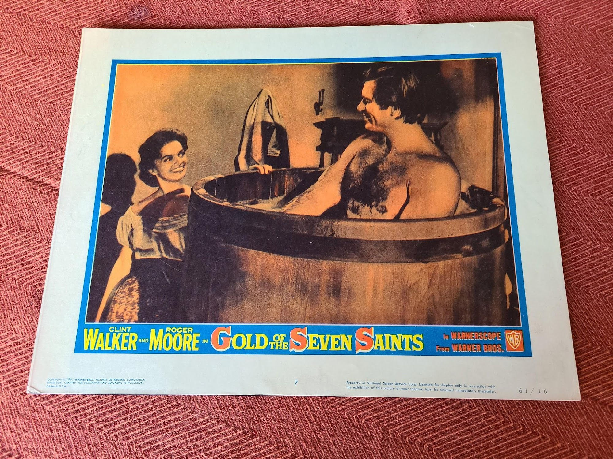 Gold Of The Seven Saints 1961 Western Lobby Cards