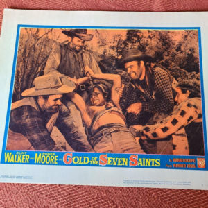 Gold Of The Seven Saints 1961 Western Lobby Cards
