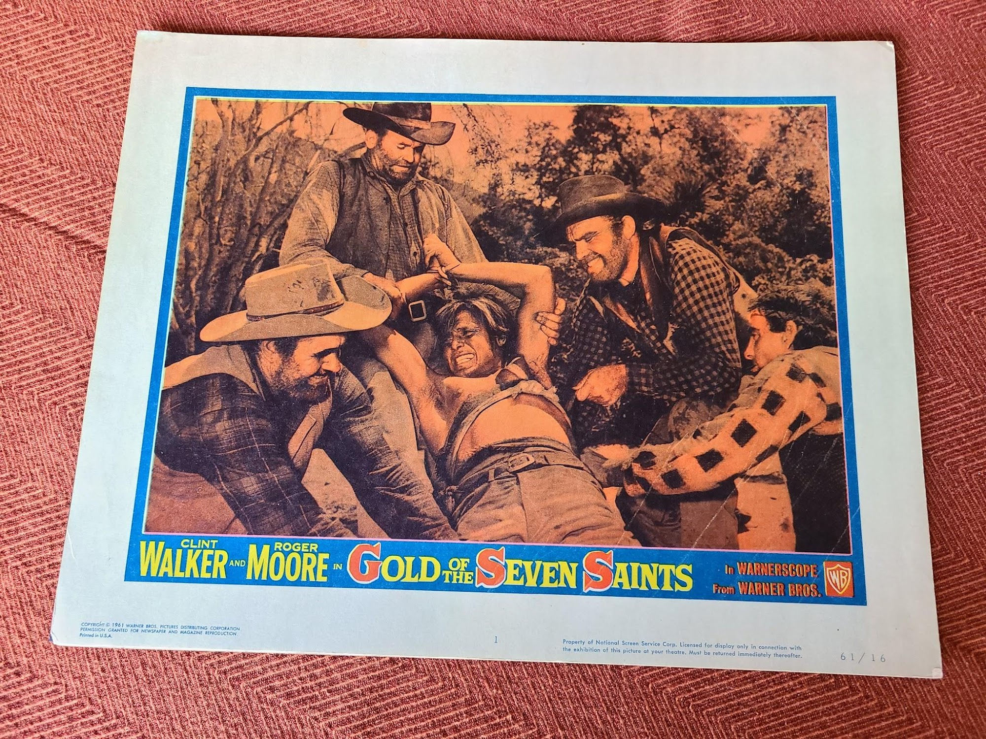 Gold Of The Seven Saints 1961 Western Lobby Cards