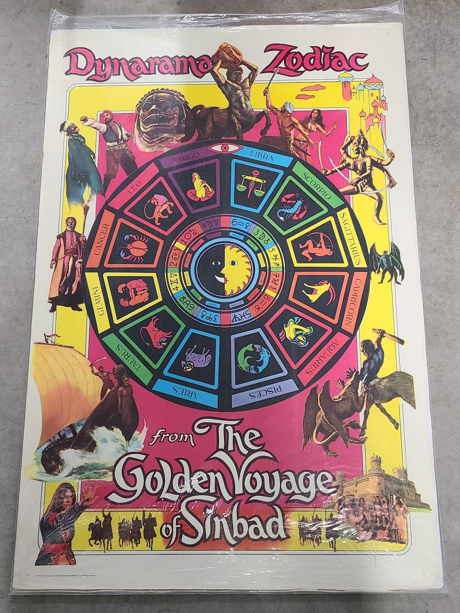 Golden Voyage of Sinbad 1975 1 Sheets/US