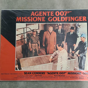 Goldfinger 1964 Fotobusta