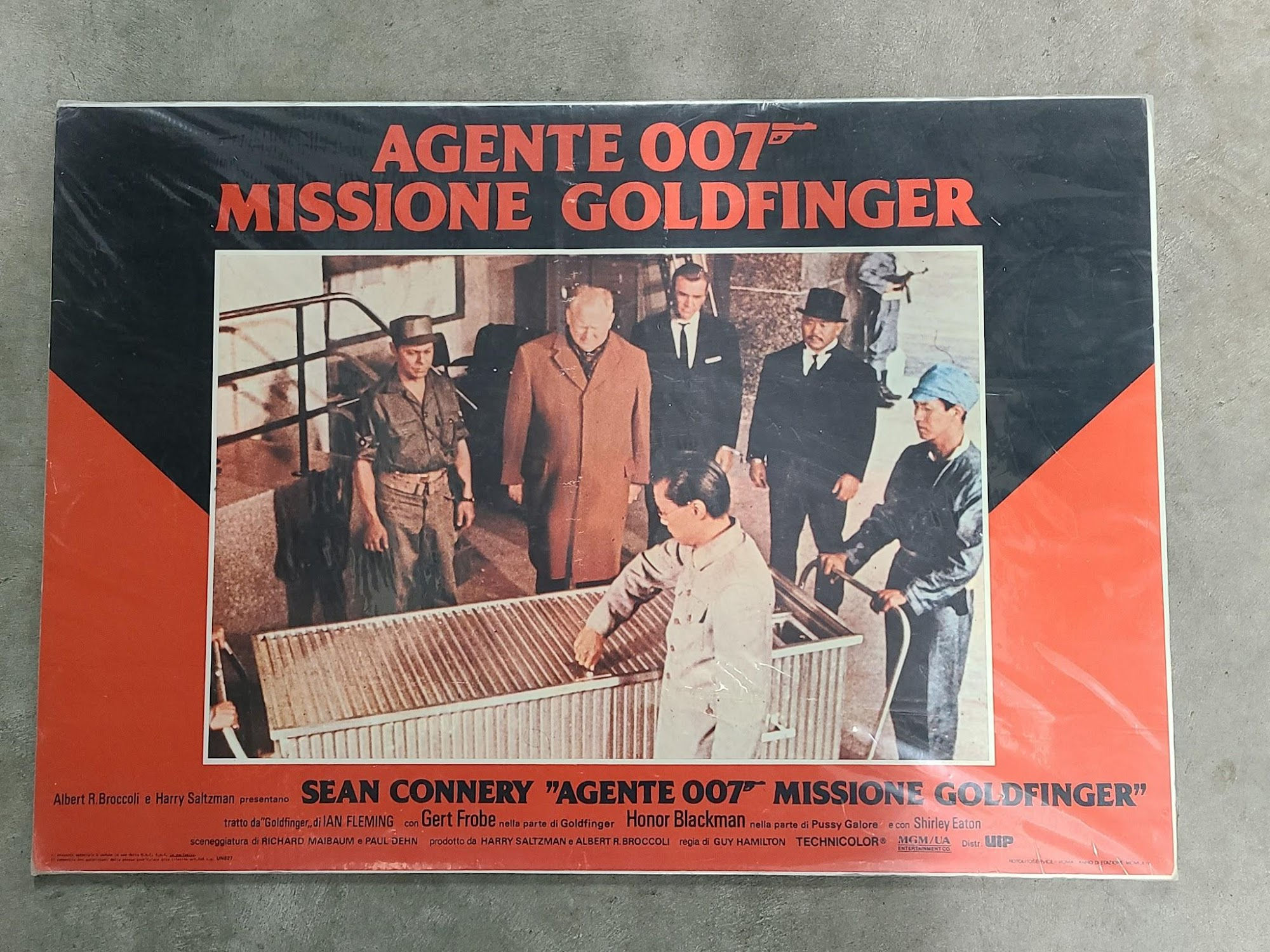 Goldfinger 1964 Fotobusta