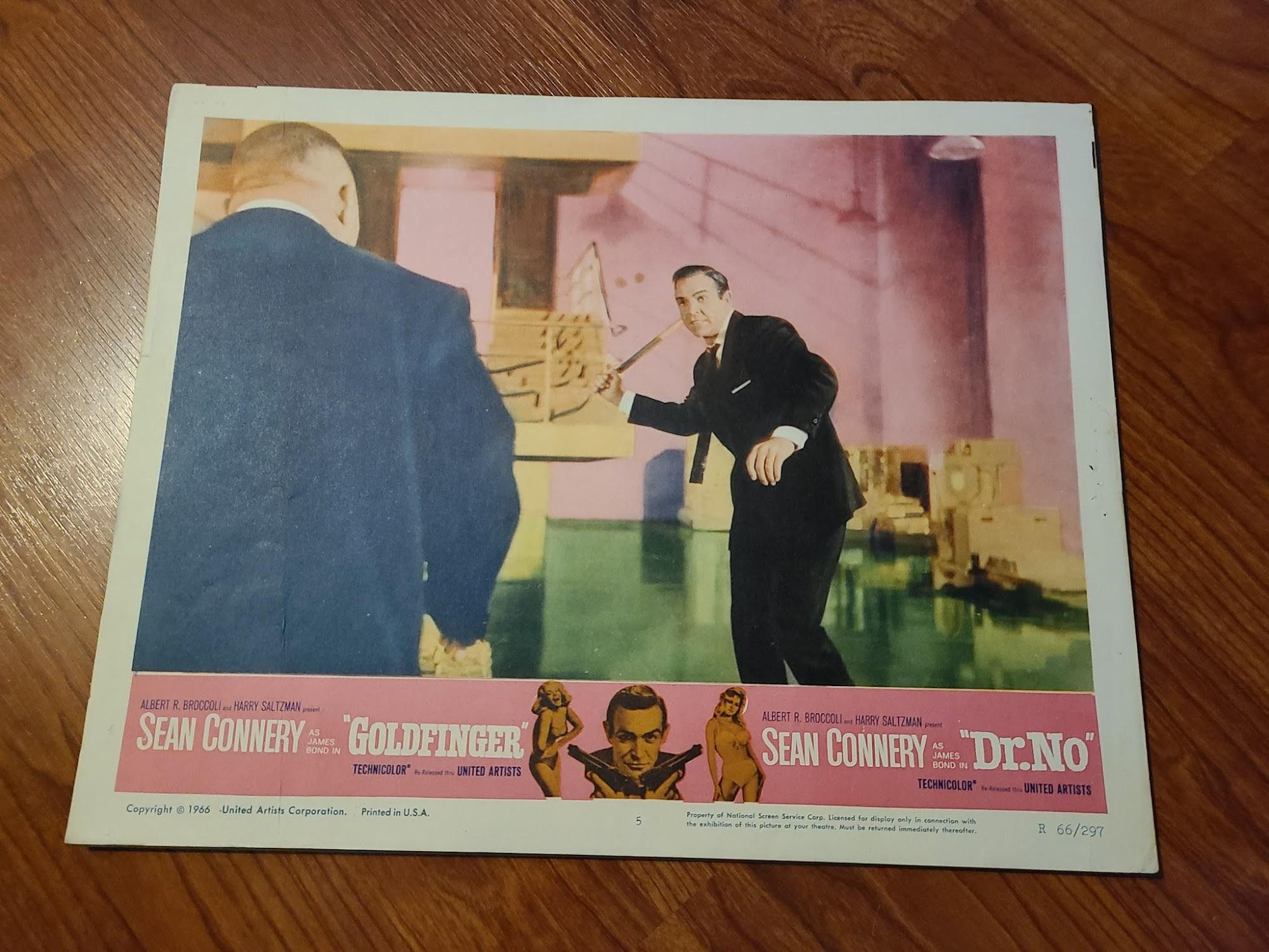 Goldfinger/Dr.No  Doublebill 1964 General Lobby Cards