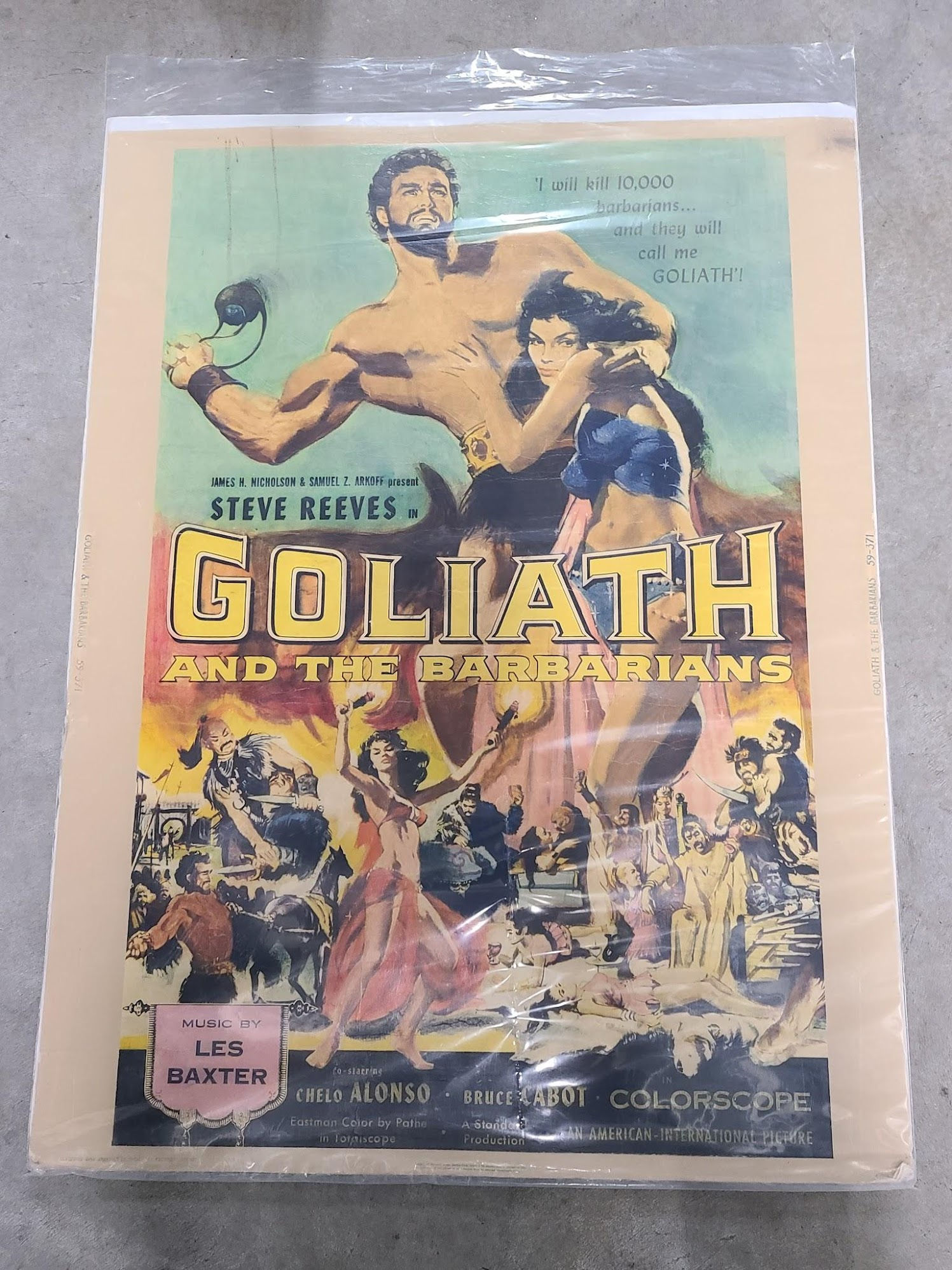 Goliath & The Barbarians 1960 UK/US 30x40