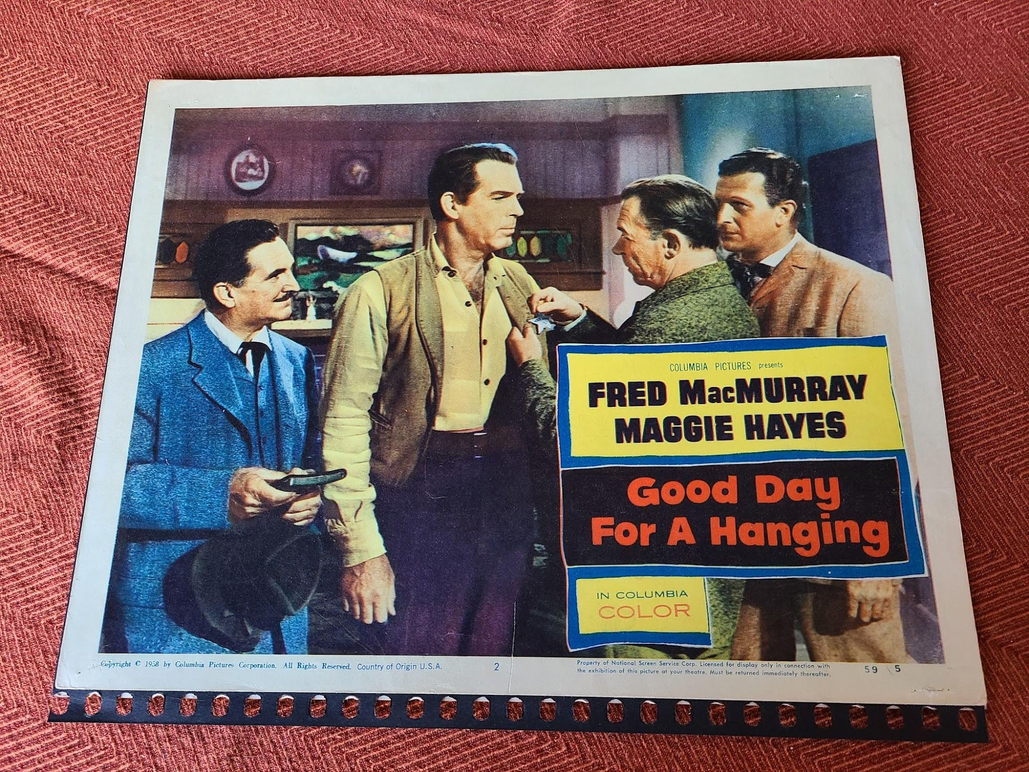 Good Day For A Hanging 1959 Western Lobby Cards