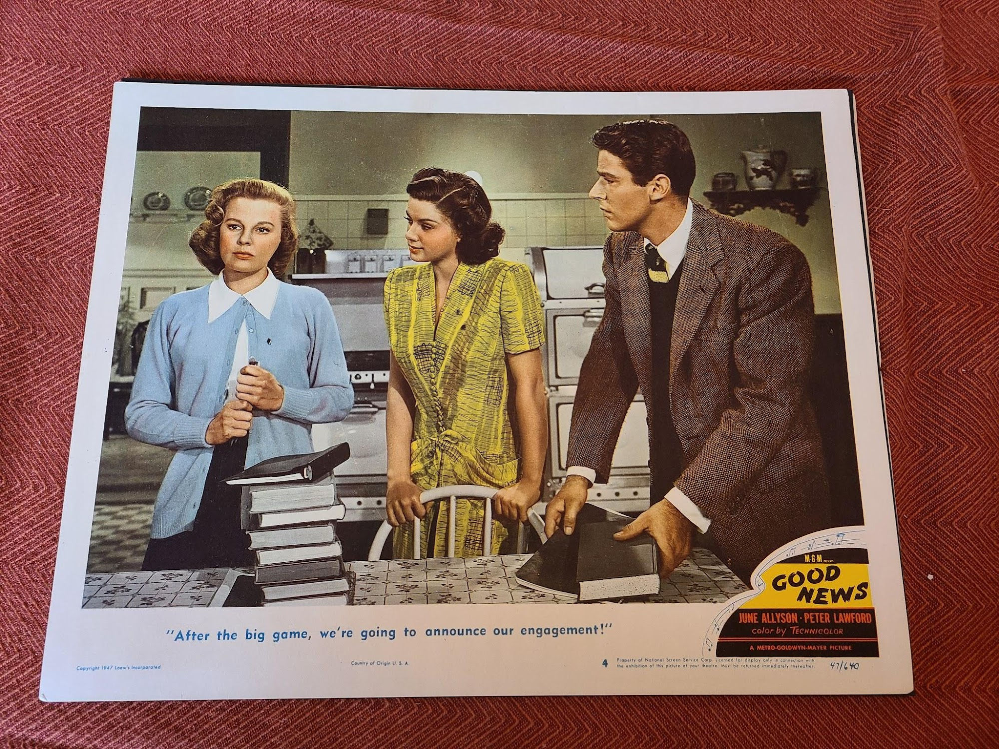 Good News 1947 General Lobby Cards