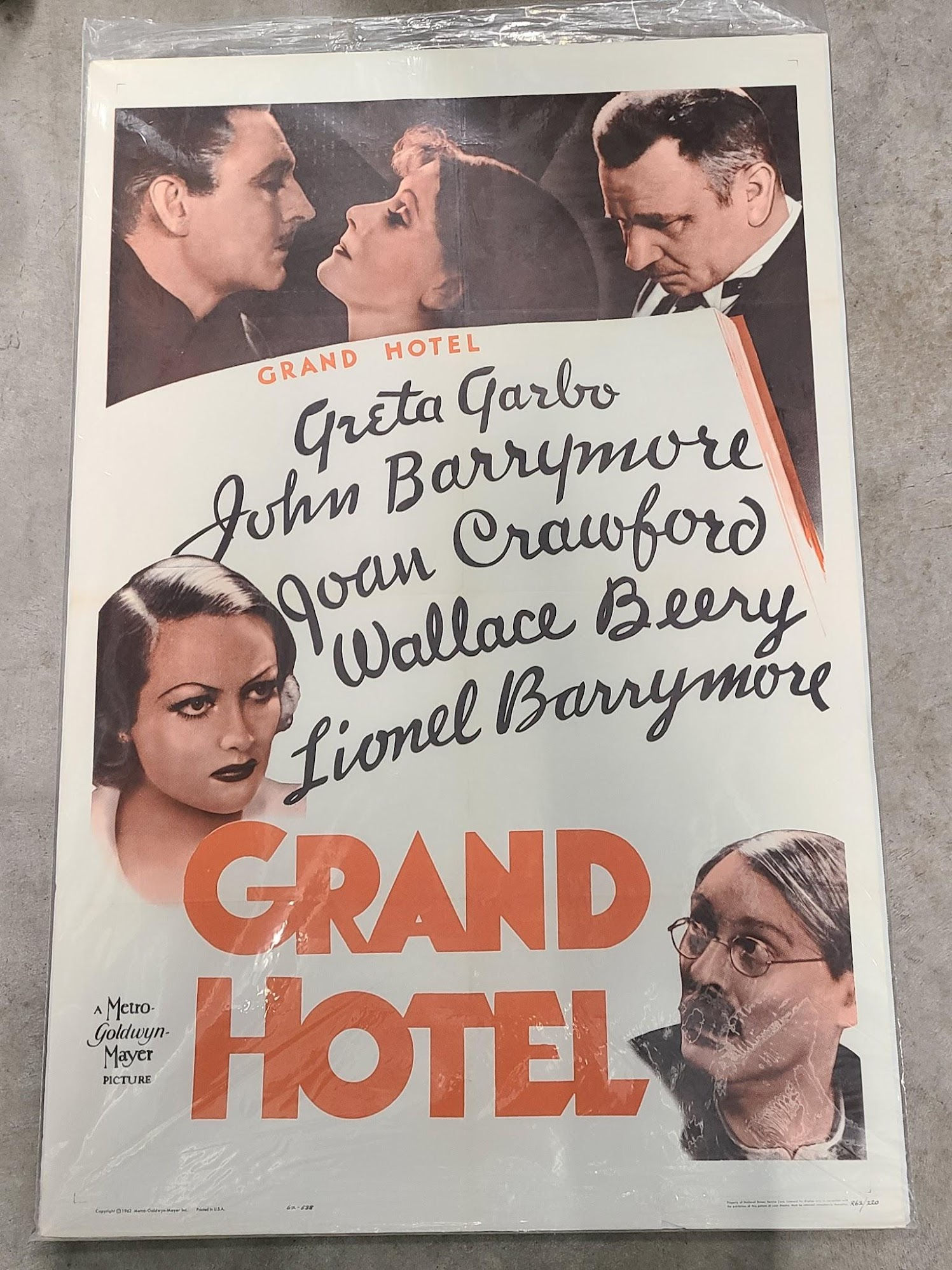 Grand Hotel 1932 1 Sheets/US