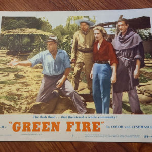 Green Fire 1954 General Lobby Cards