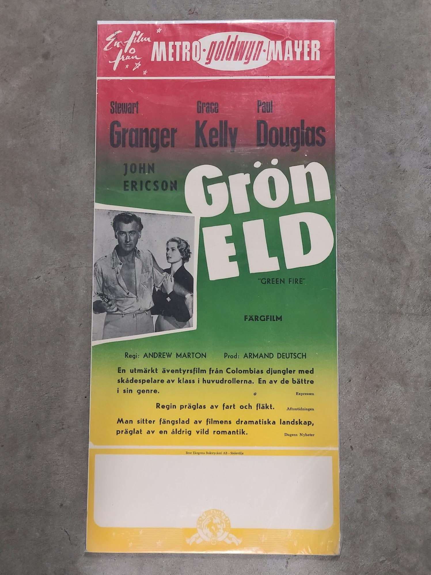Green Fire 1955 Swedish Slope