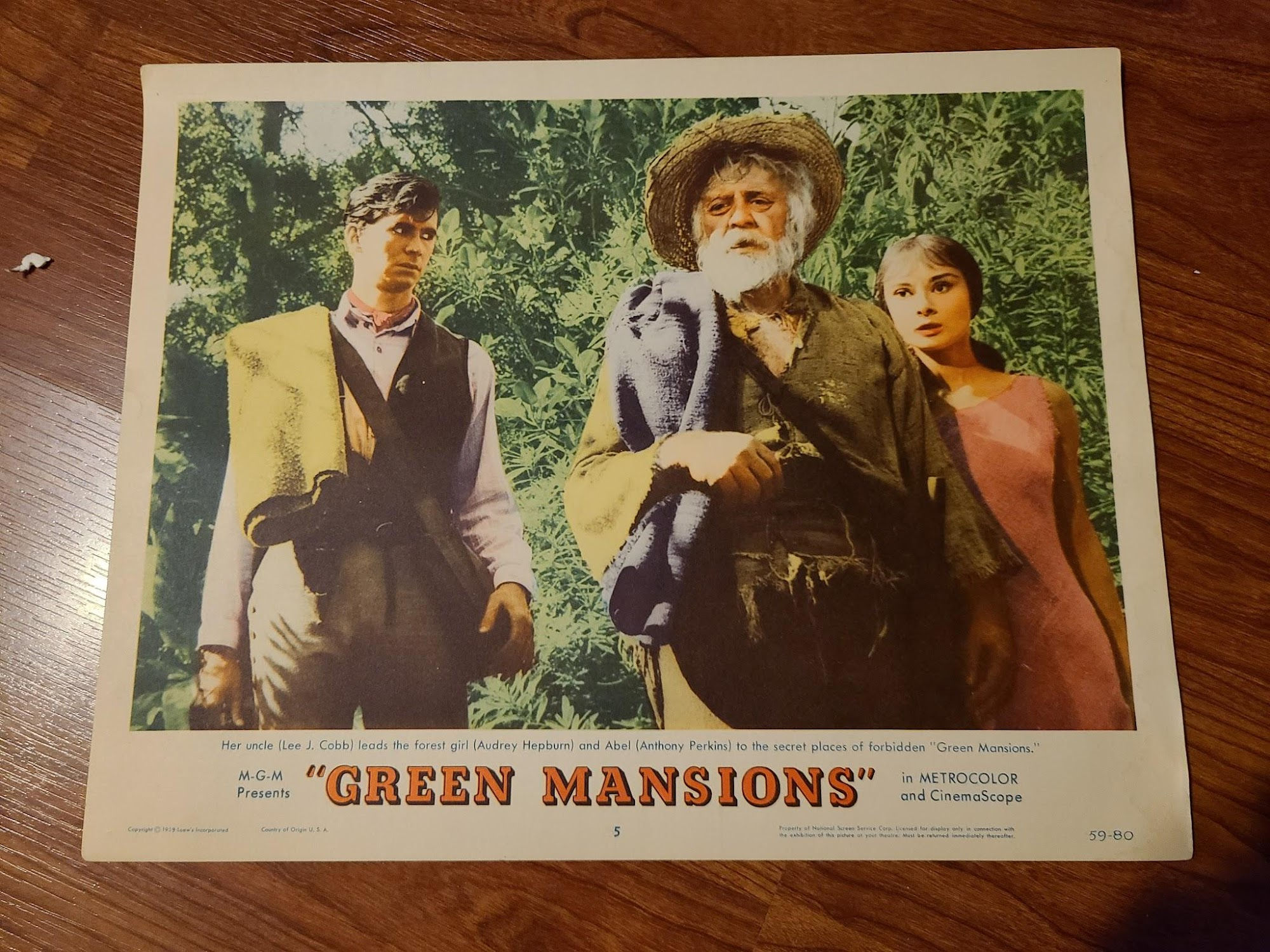 Green Mansions 1959 General Lobby Cards