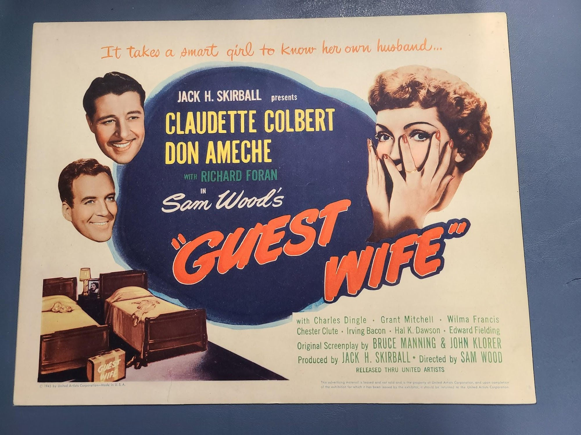 Guest Wife 1945 Title Cards