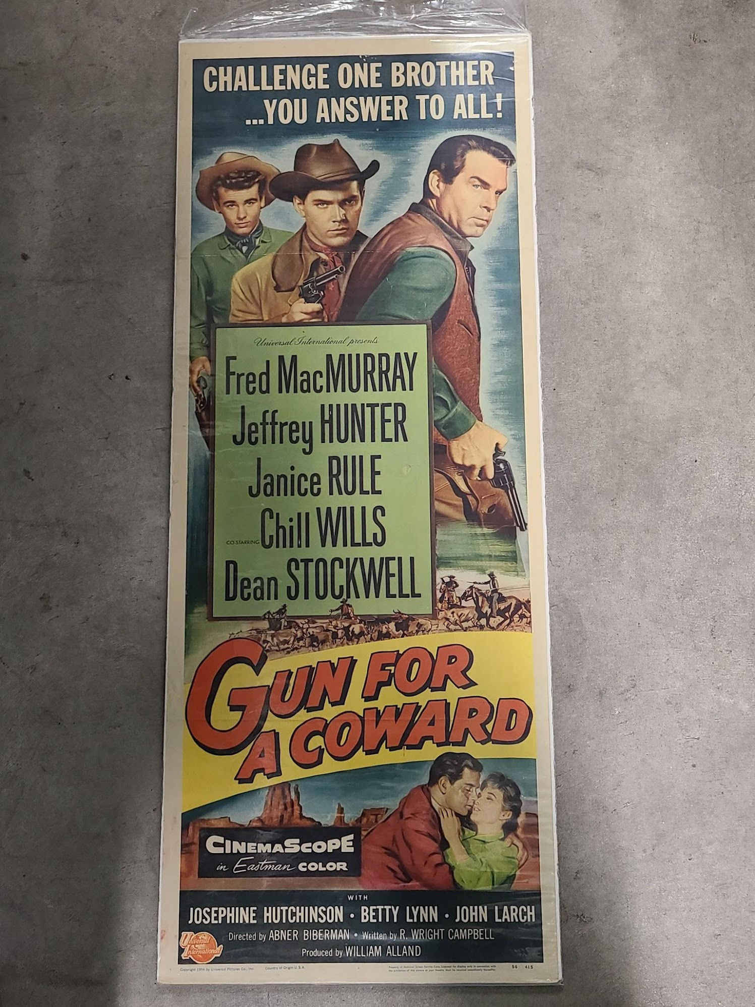 Gun For A Coward 1956 Inserts