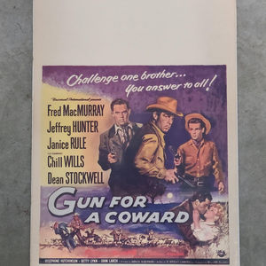Gun For A Coward 1956 Window Cards