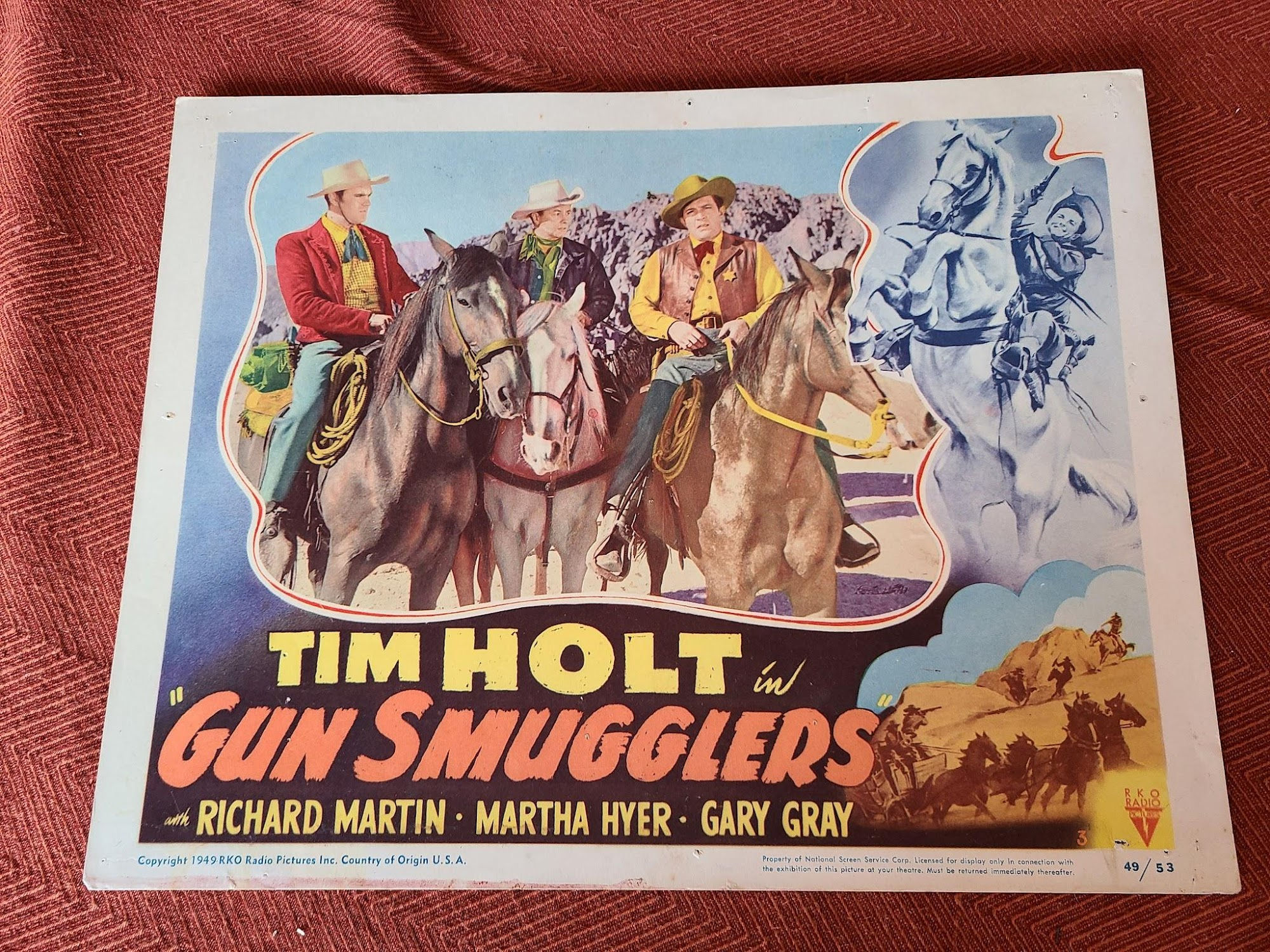 Gun Smugglers 1949 Western Lobby Cards