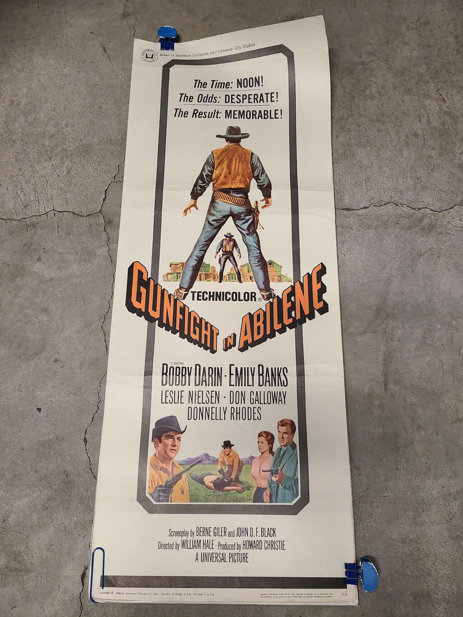 Gunfight In Abilene 1967 Inserts