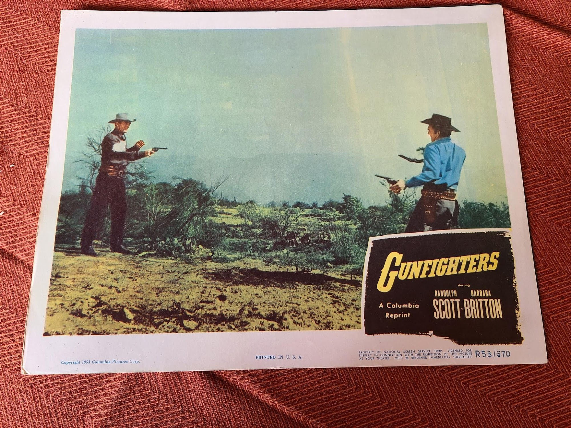 Gunfighters 1947 Western Lobby Cards