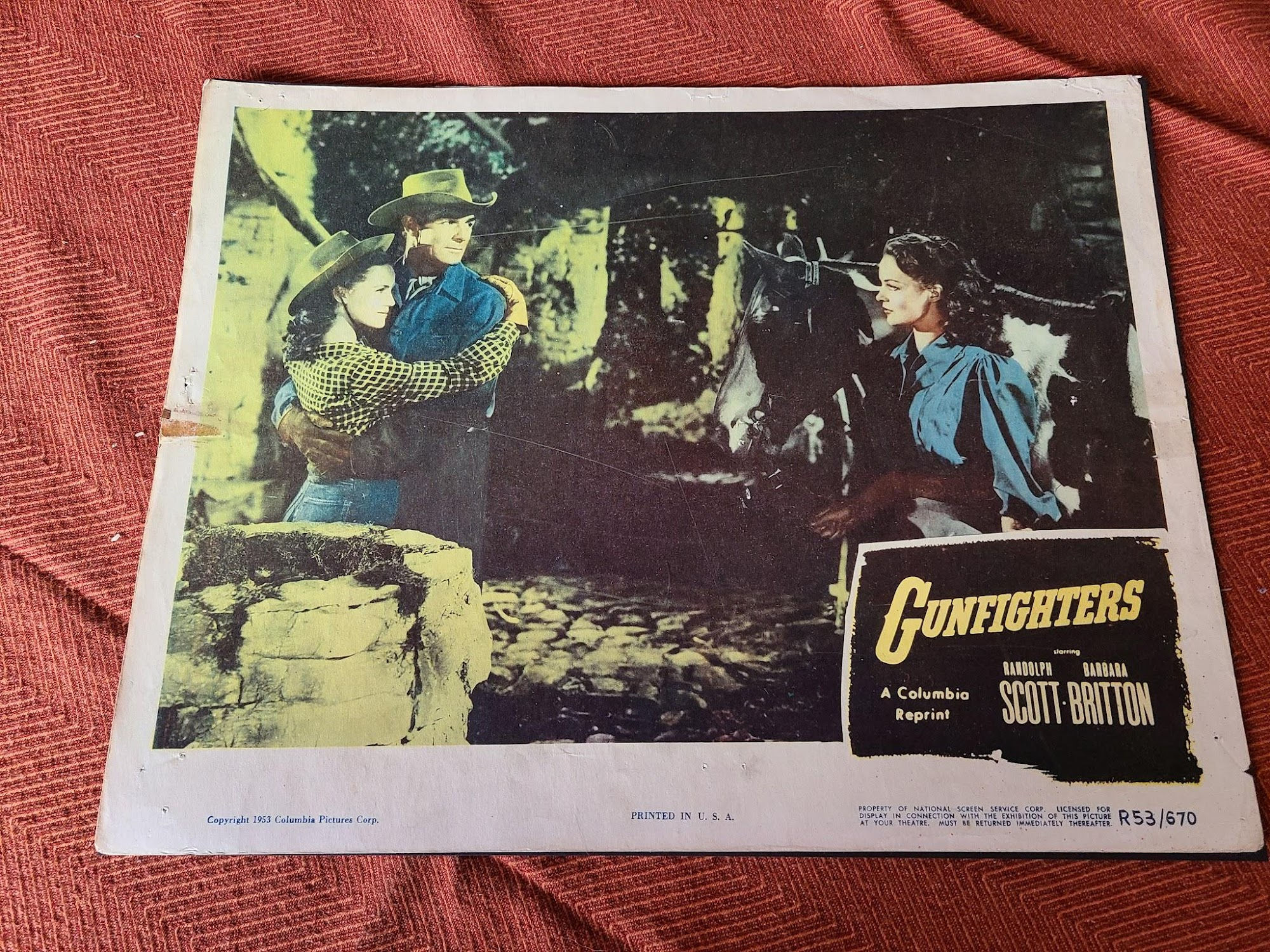 Gunfighters 1947 Western Lobby Cards
