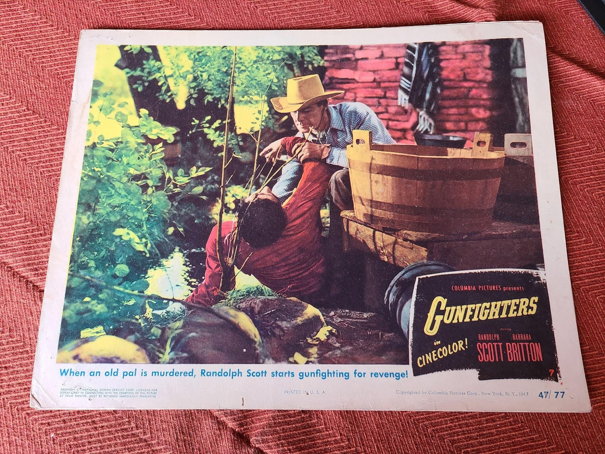 Gunfighters 1947 Western Lobby Cards