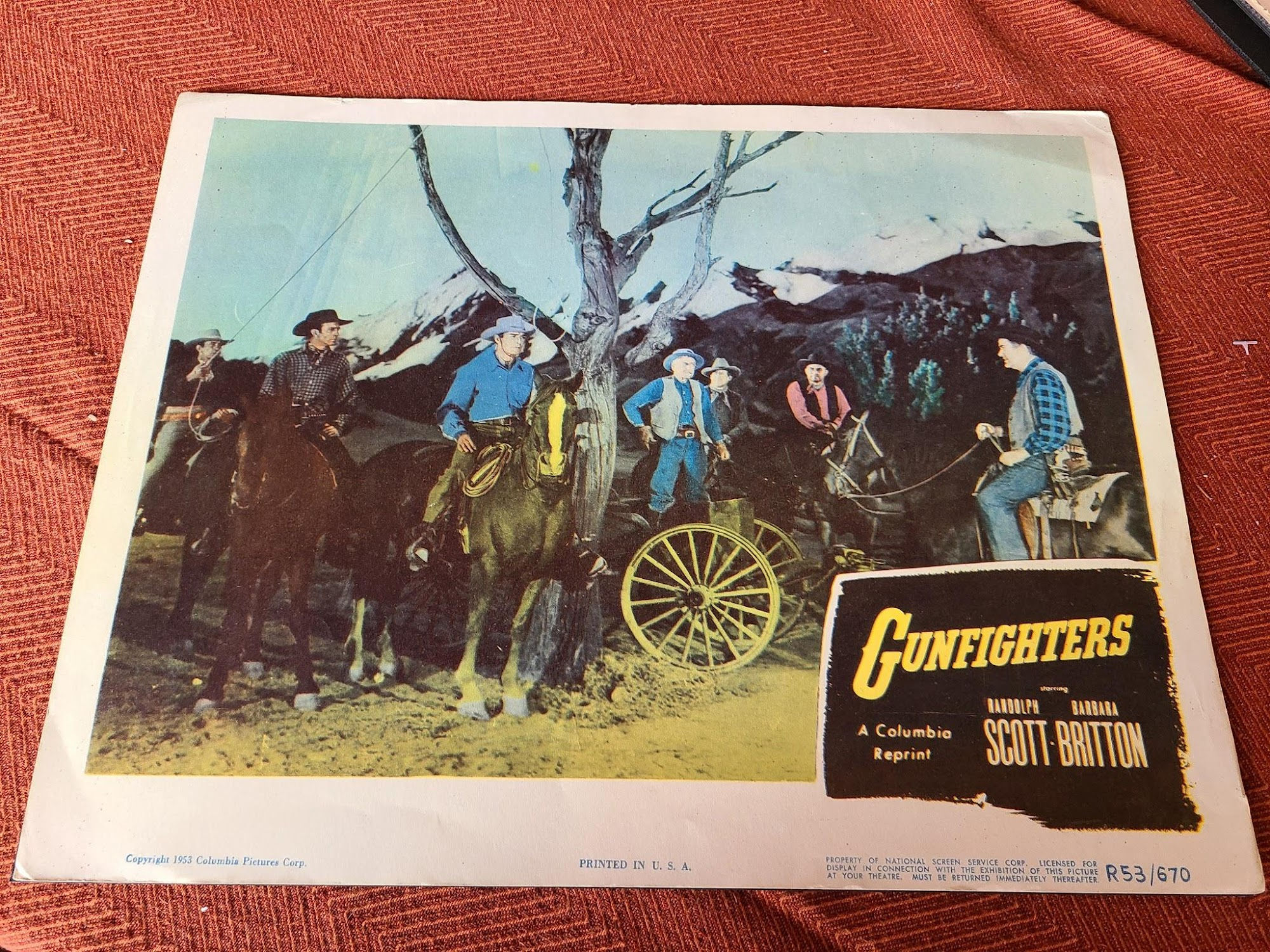 Gunfighters 1947 Western Lobby Cards