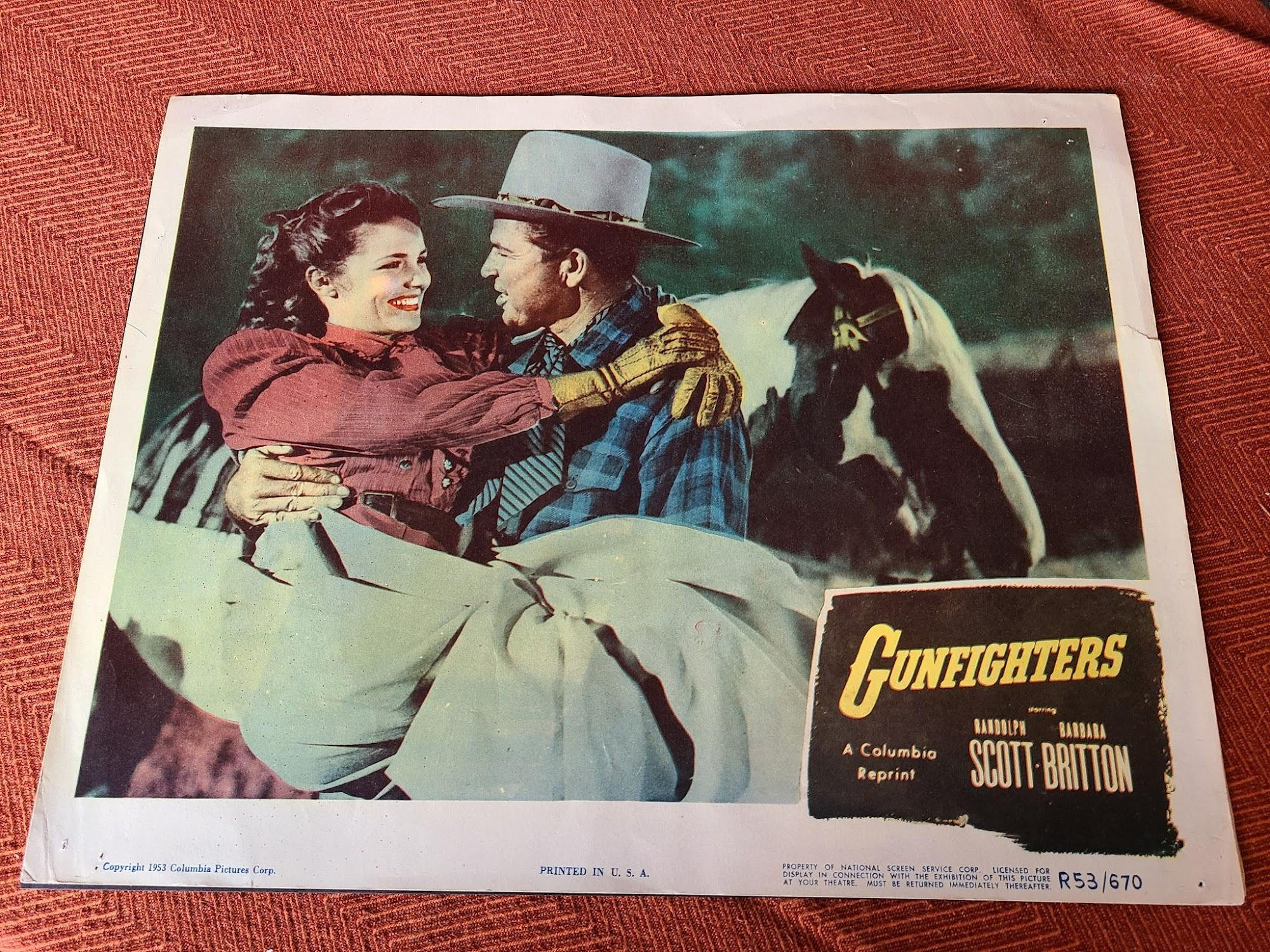 Gunfighters 1947 Western Lobby Cards