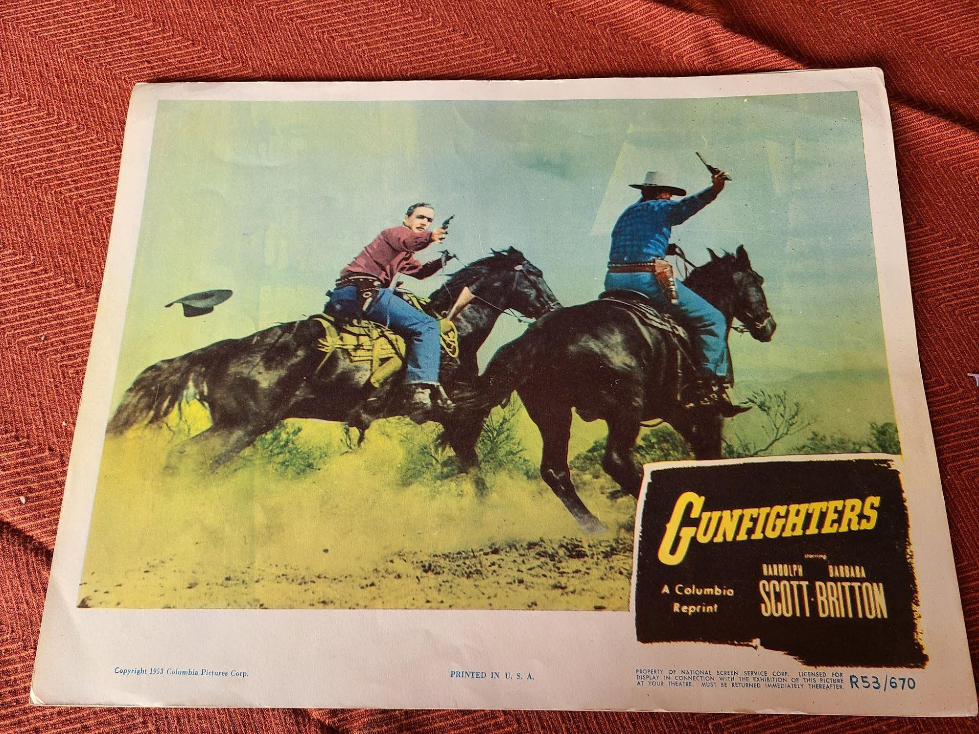 Gunfighters 1947 Western Lobby Cards