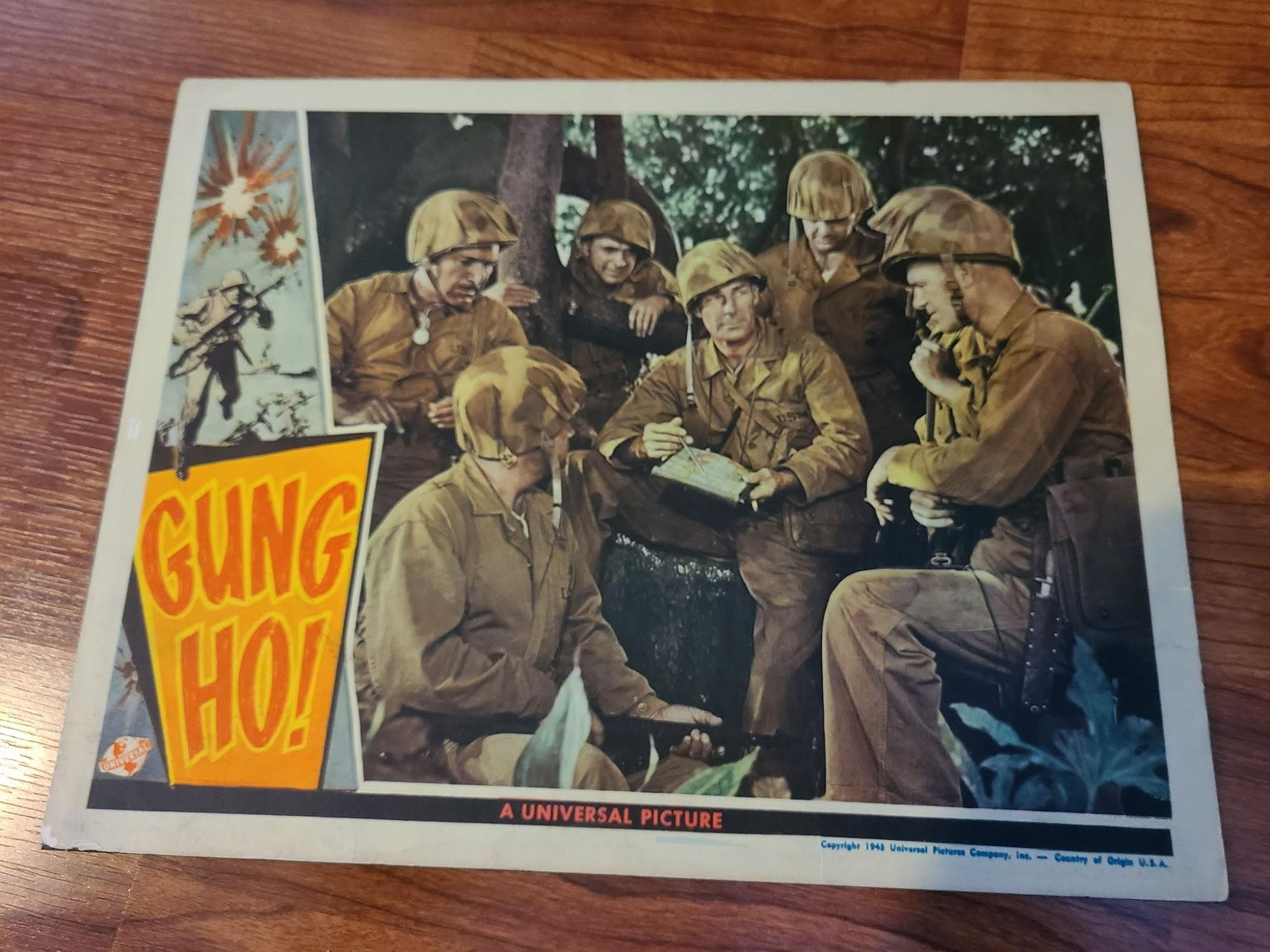 Gung Ho 1943 Military/Aviation Lobby Cards
