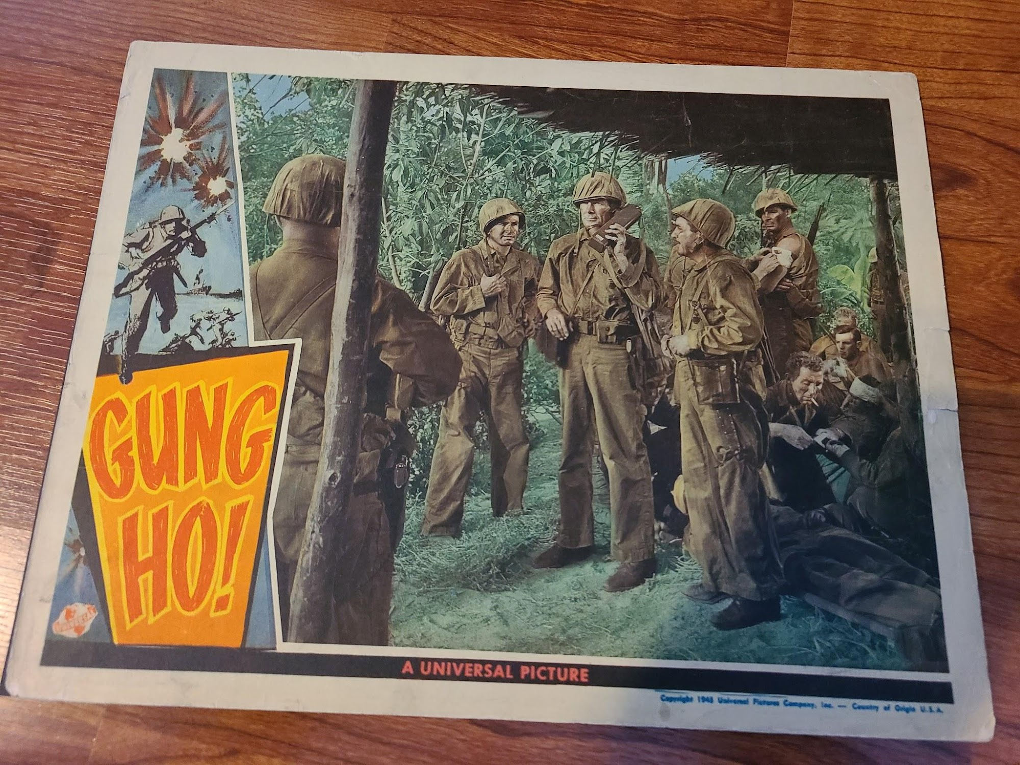 Gung Ho 1943 Military/Aviation Lobby Cards