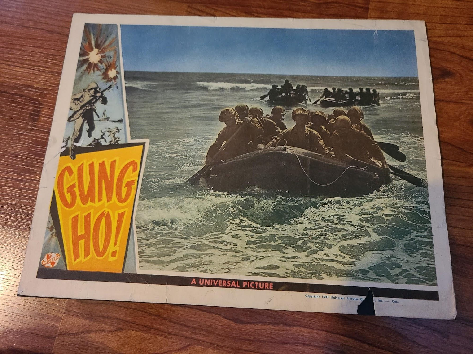Gung Ho 1943 Military/Aviation Lobby Cards