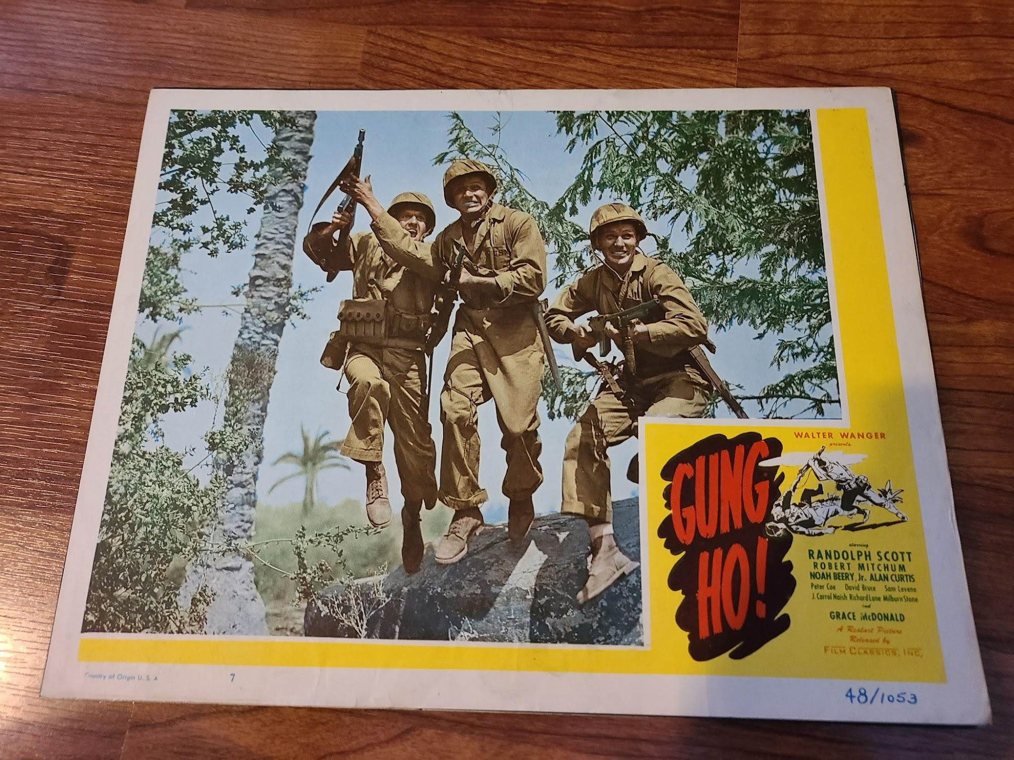Gung Ho 1943 Military/Aviation Lobby Cards