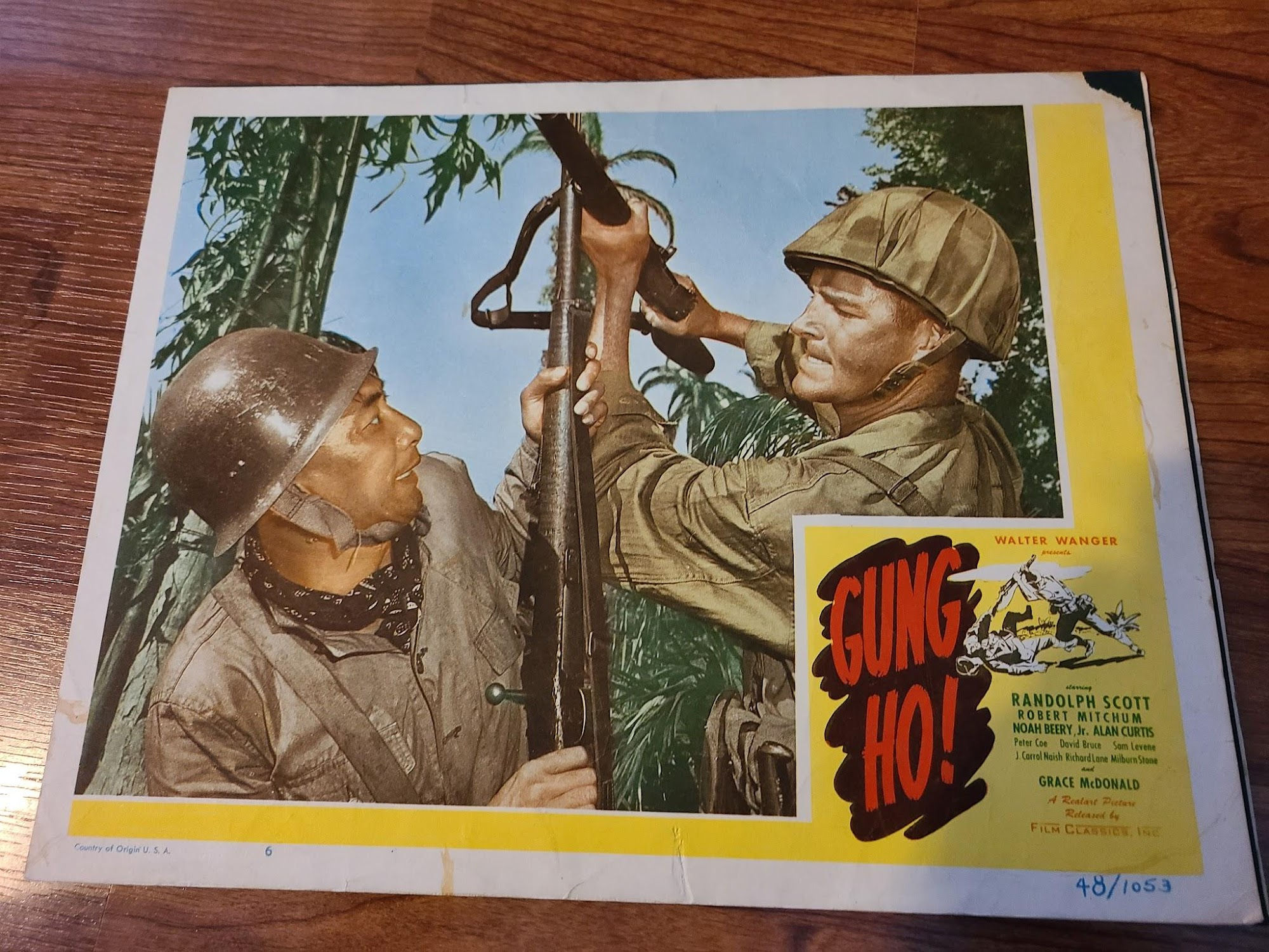 Gung Ho 1943 Military/Aviation Lobby Cards
