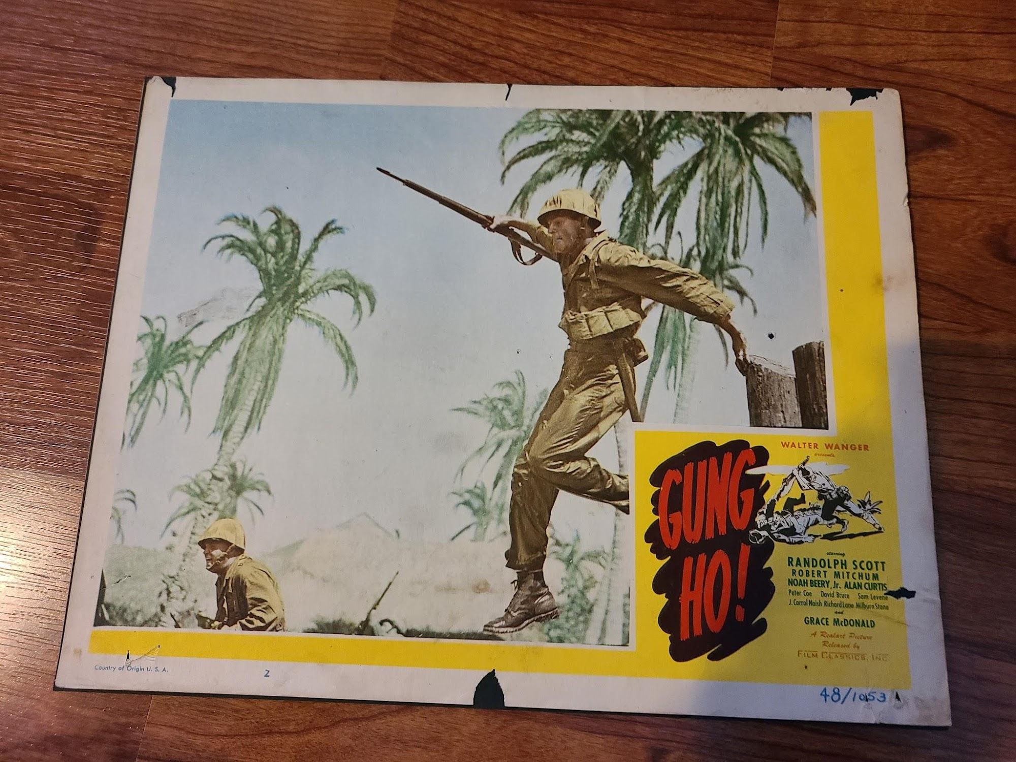 Gung Ho 1943 Military/Aviation Lobby Cards